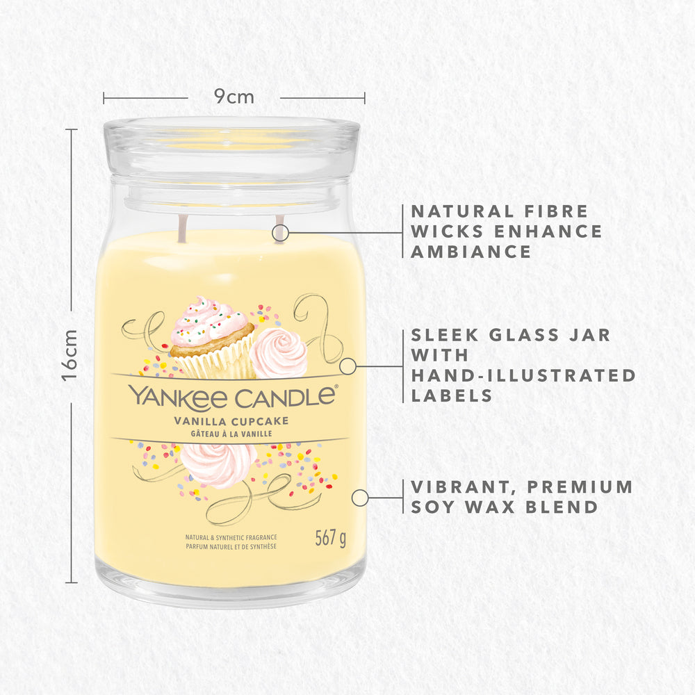 Vanilla Cupcake Signature Large Jar - SALE