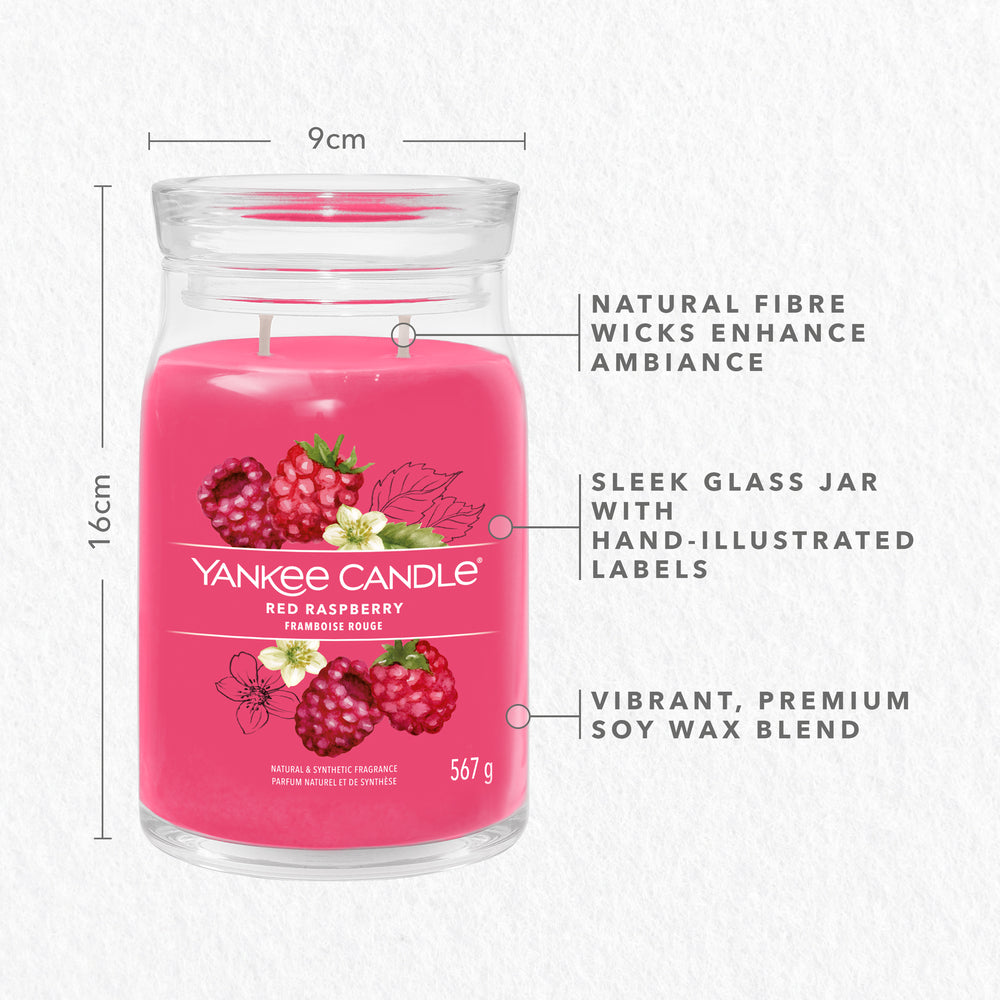 Red Raspberry Signature Large Jar - SALE