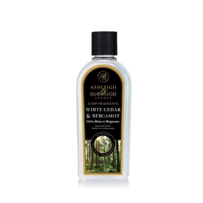 White Cedar & Bergamot 500ml Lamp Fragrance